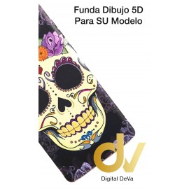 S8 Plus Samsung Funda Dibujo 5D Calavera