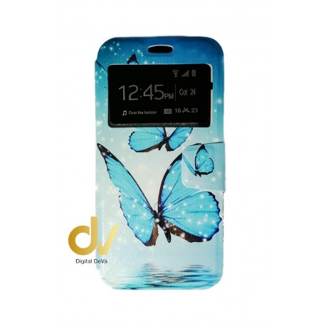 S8 Plus Samsung Funda Libro Dibujo Mariposas