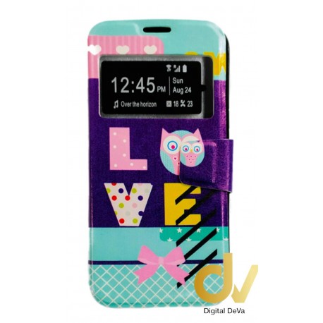 S8 Plus Samsung Funda Libro Dibujo Love