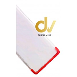 Note 8 Samsung Funda Transparente Bumper Rojo
