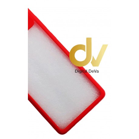 Note 8 Samsung Funda Autofocus Transparente & Rojo