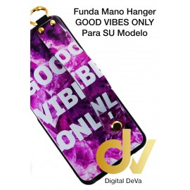 S10 Plus Samsung Funda Hanger 2 en 1 Good Vibes Only
