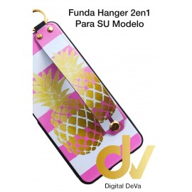 S10 Plus Samsung Funda Hanger 2 en 1 Piña Dorado
