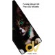A20E Samsung Funda Dibujo 5D Gato Esmeralda