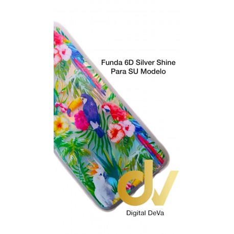 A11 Samsung Funda 6D Silver Shine Aves
