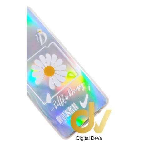 A51 / A51 5G Samsung Funda 6D Silver Shine Little Daisy