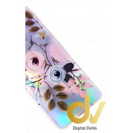 A51 / A51 5G Samsung Funda 6D Silver Shine Flores