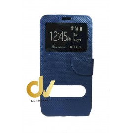 P9 Lite Huawei Funda Libro 2 Ventanas Azul