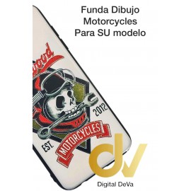 Y7 2018 Huawei Funda Dibujo 5D Motorcycles