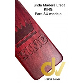 iPhone X / XS Funda Madera Efect King