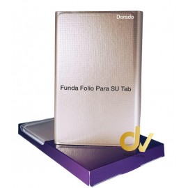 T590 / T595 Samsung Funda Folio Tab Dorado