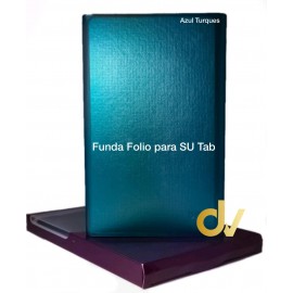 T590 / T595 Samsung Funda Folio Tab Azul Turquesa
