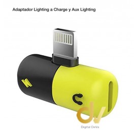 Adaptador Lightning iPhone Para Audio Y Carga