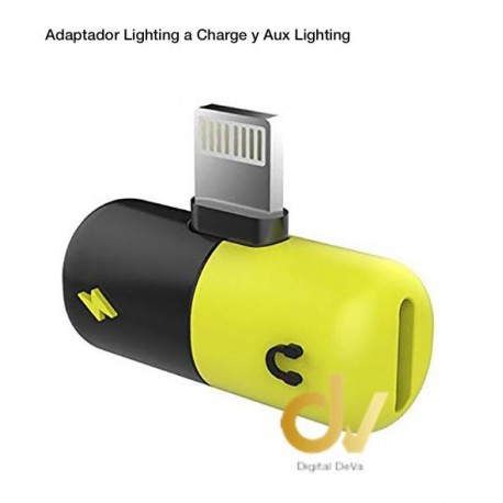 Adaptador Lightning iPhone Para Audio Y Carga