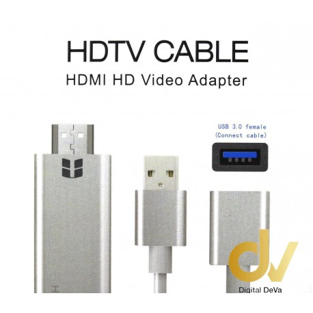 Cable HDMI 3 EN 1 + USB H