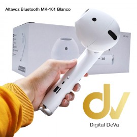 Altavoz Bluetooth MK-101 Blanco