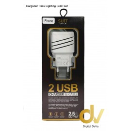 Cargador Pack 3A Lightning G28