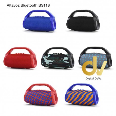 Altavoz Bluetooth BS118 Rojo