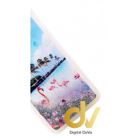 Redmi 6 Xiaomi Funda Agua Purpurina Flamencos