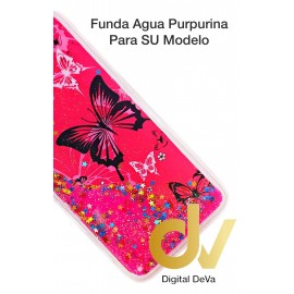 iPhone X / XS Funda Agua Purpurina Mariposas