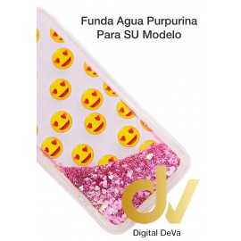 iPhone 7G / 8G Funda Agua Purpurina Emojis
