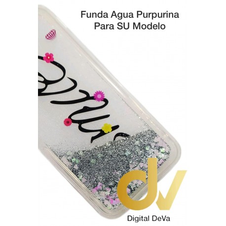 iPhone 7G / 8G Funda Agua Purpurina Smile