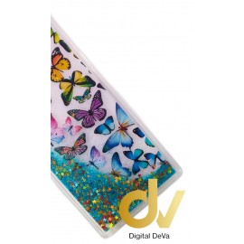 Mi A2 Lite / Redmi 6 Pro Xiaomi Funda Agua Purpurina Mariposas