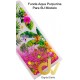 Redmi 5 Plus Xiaomi Funda Agua Purpurina Flores Tropical