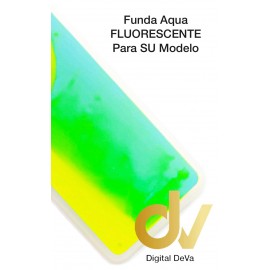 Mi A2 Lite / Redmi 6 Pro Xiaomi Funda Agua Purpurina Verde Neón