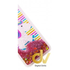 P20 Huawei Funda Agua Purpurina Unicornio