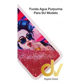 Mi A2 Lite / Redmi 6 Pro Xiaomi Funda Agua Purpurina Chica Sexy