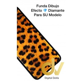 P20 Lite Huawei Funda Diamond Cut Leopardo