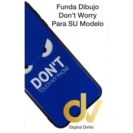 A40 Samsung Funda Dibujo 5D Don't Touch My Phone