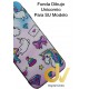 iPhone X / XS Funda Dibujo 5D Unicornios