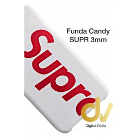 iPhone X / XS Funda Candy Supr Blanco
