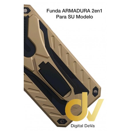 iPhone 12 6.1 / 12 Pro 6.1 Funda Armadura Con Soporte Dorado