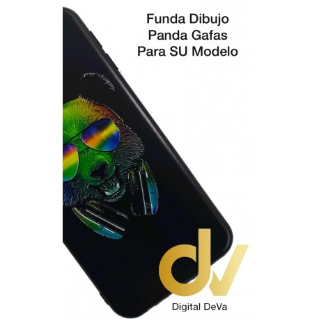 P20 Lite Huawei Funda Dibujo 5D Panda Gafas