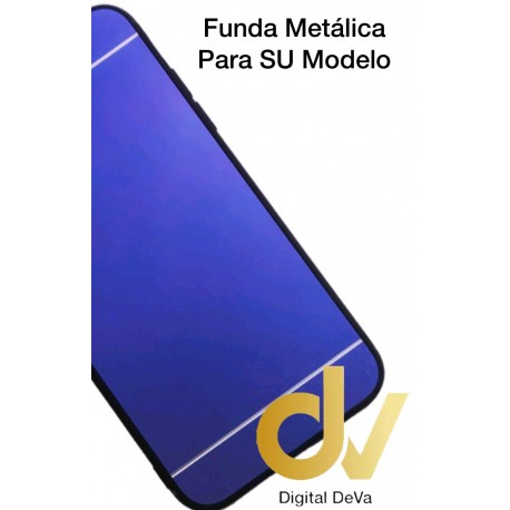 iPhone XR Funda Metalica Azul