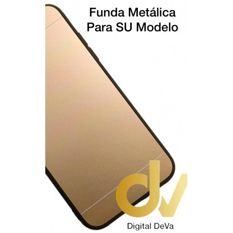 iPhone X / XS Funda Metálica Dorado