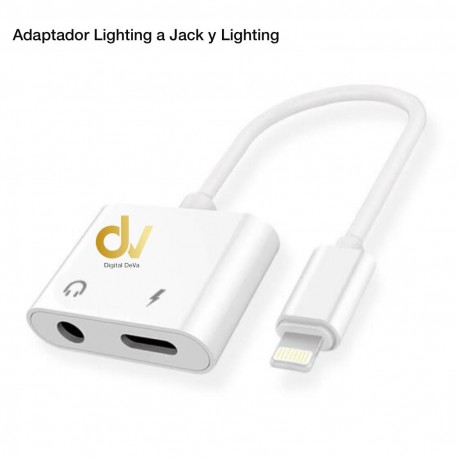 Adaptador Lighting a Jack y Lighting GL029