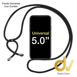 Universal 5.0 Funda Antigolpe Con Cordón Negro