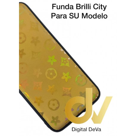 iPhone X / XS Funda Brilli City Dorado