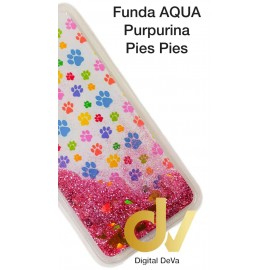 iPhone 11 Funda Agua Purpurina Pies Pies