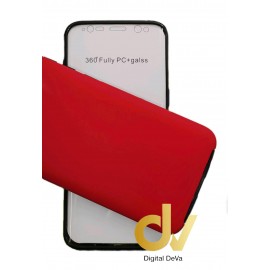 iPhone 11 Pro Funda PC 360 Doble Cara Rojo