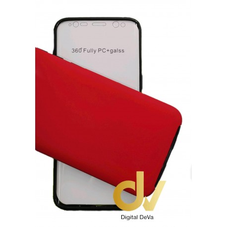 iPhone 11 Pro Funda PC 360 Doble Cara Rojo