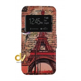 iPhone 7 Plus / 8 Plus Funda Libro Dibujo Paris
