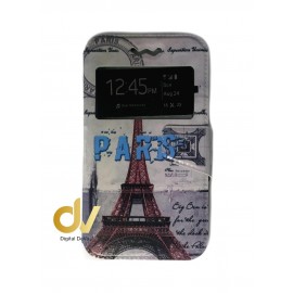 iPhone 7 Plus / 8 Plus Funda Libro Dibujo París
