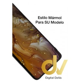 iPhone X / XS Funda Brillo Marmol Dorado