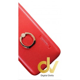 iPhone 7 Plus / 8 Plus Funda con Anillo Soporte Rojo