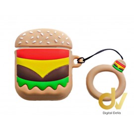 Funda Para AirPods Hamburguesa